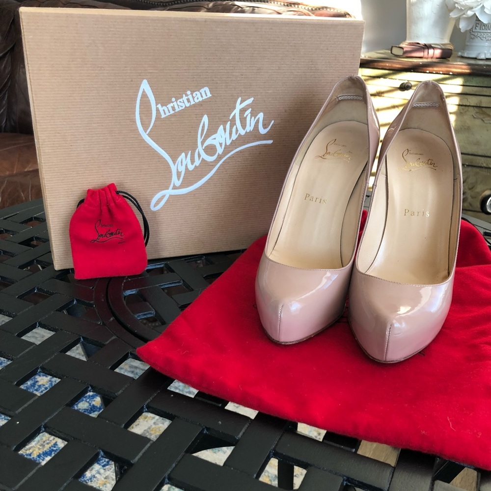 Christian Louboutin Rolando 120mm Nude Size: 36.5